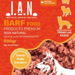 BARF MIXTO PERROS (RES-CORDERO-POLLO)